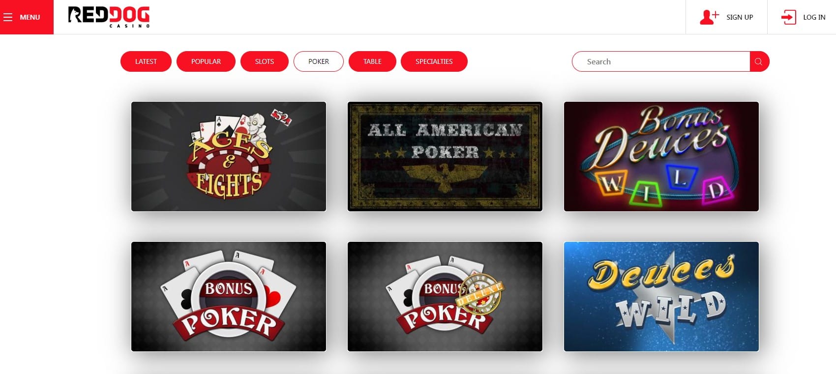 Red dog casino app