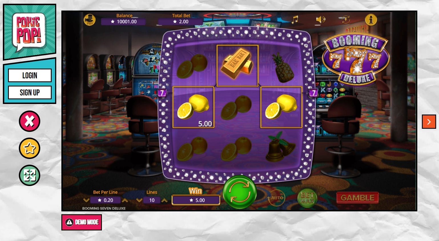 sugar pop casino game