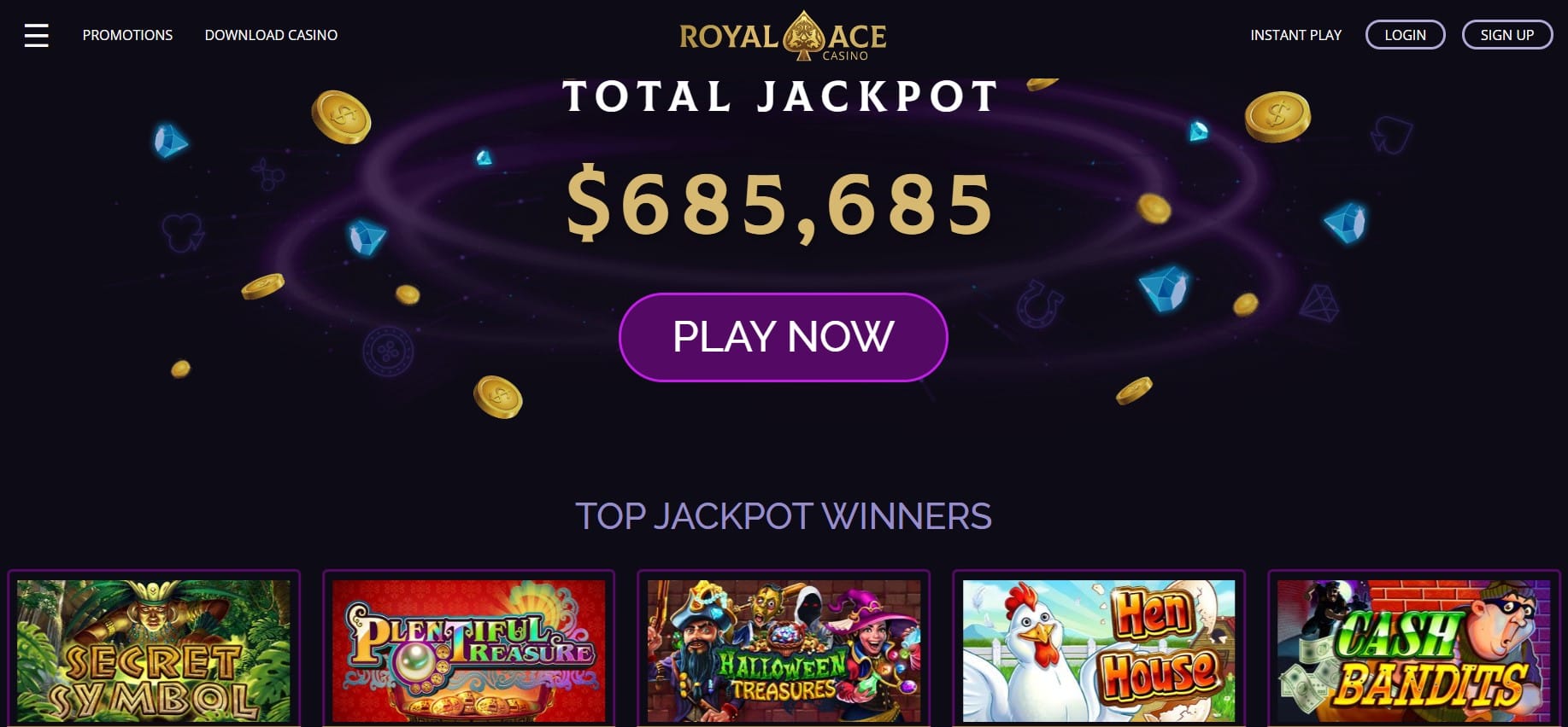 Royal Ace Casino Jackpot