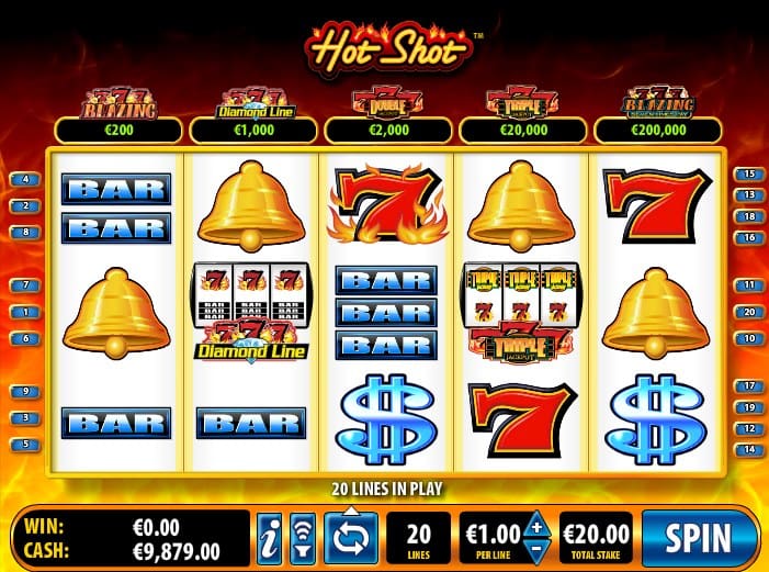 Hot Shot Pokies Machine