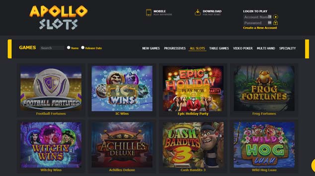 apollo slots new no deposit bonus codes