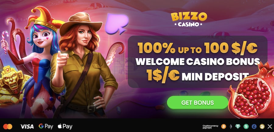 $1 deposit casino bizzo