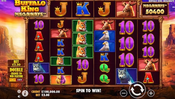 buffalo king megaways pokie