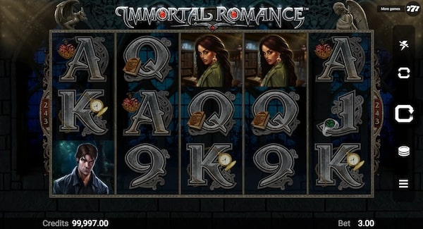 immortal romance pokies