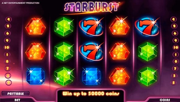 starburst pokie
